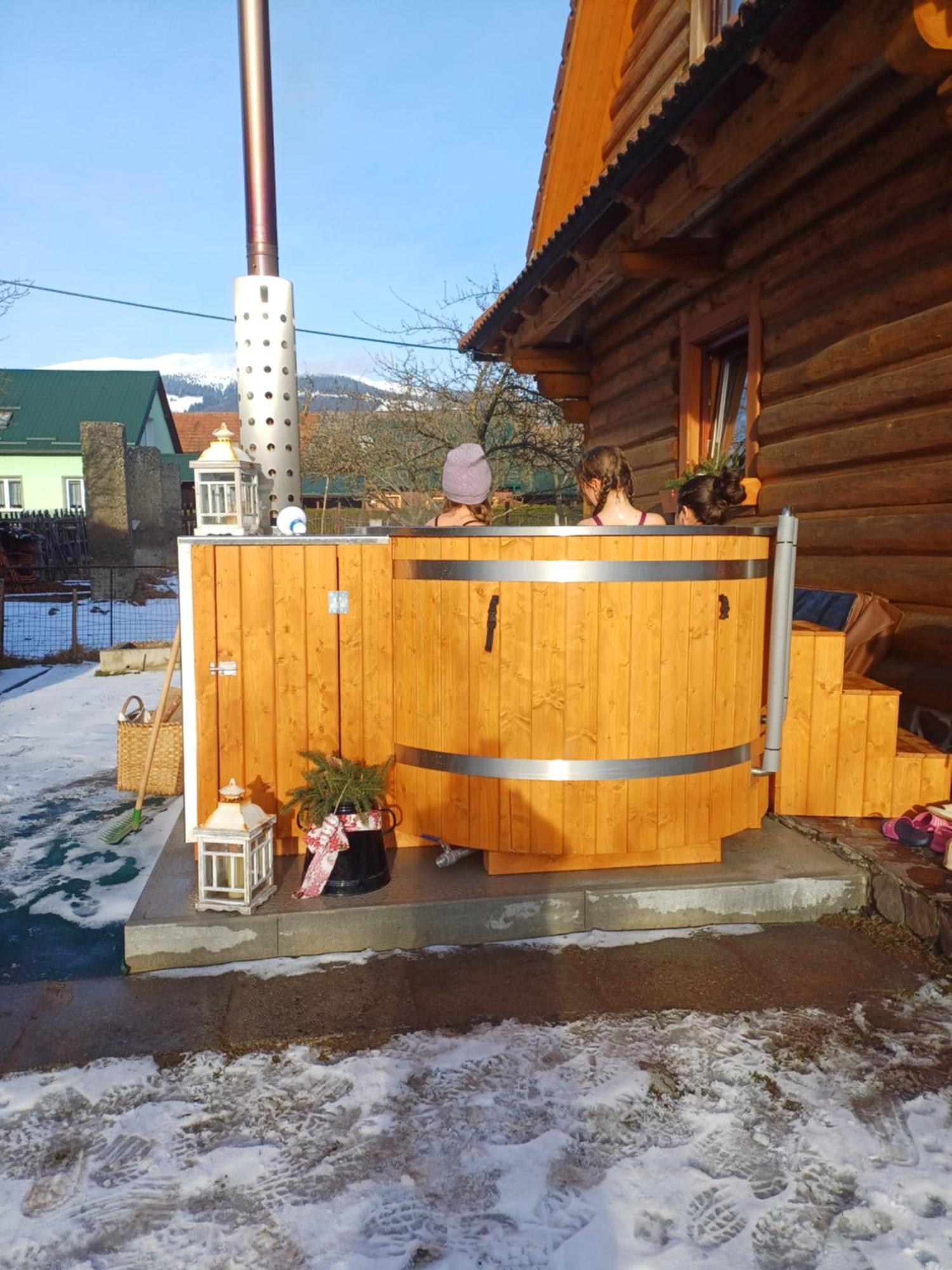 Apartmán Drevenica Zapadne Tatry S Kupacou Kadou A Krbom Žiar Exteriér fotografie